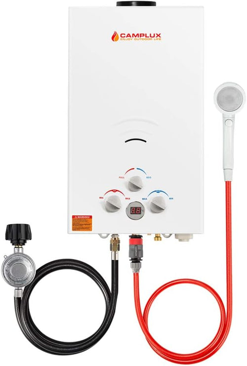 2.64 GPM Portable Tankless Propane Water Heater with Digital Display A52061