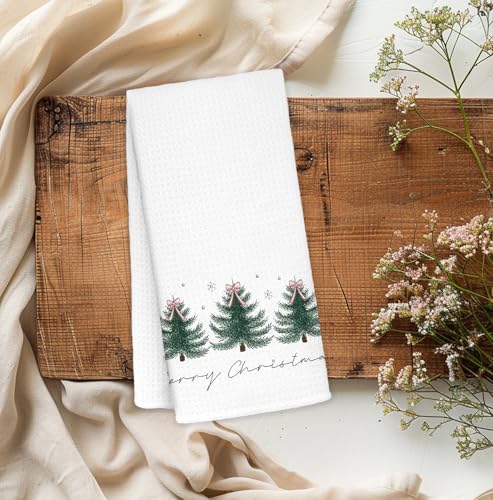 Christmas Tree Kitchen Towels 16x24 Inch S985