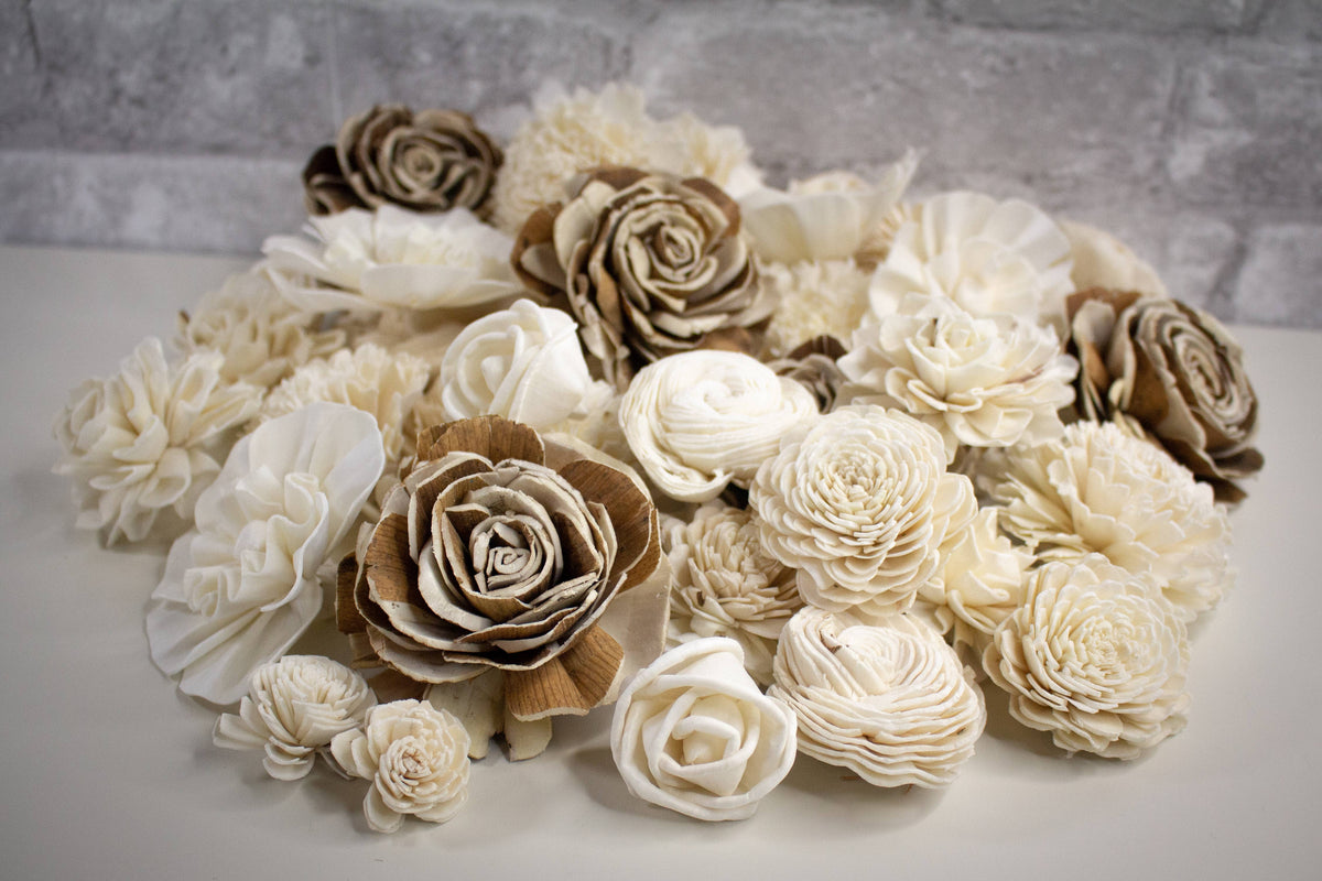Sola Wood Flowers Pack of 50 I769