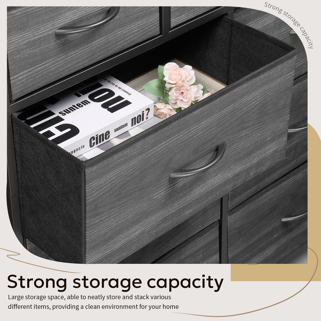 8 Drawer Fabric Storage Dresser X963042
