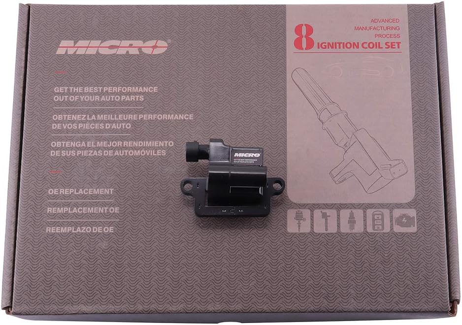 Pack of 8 Square Ignition Coil L9373