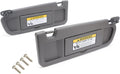 Left Driver & Right Passenger Side Sun Visor Compatible with 2006-2011 Honda Civic Pack of 2 Q23358