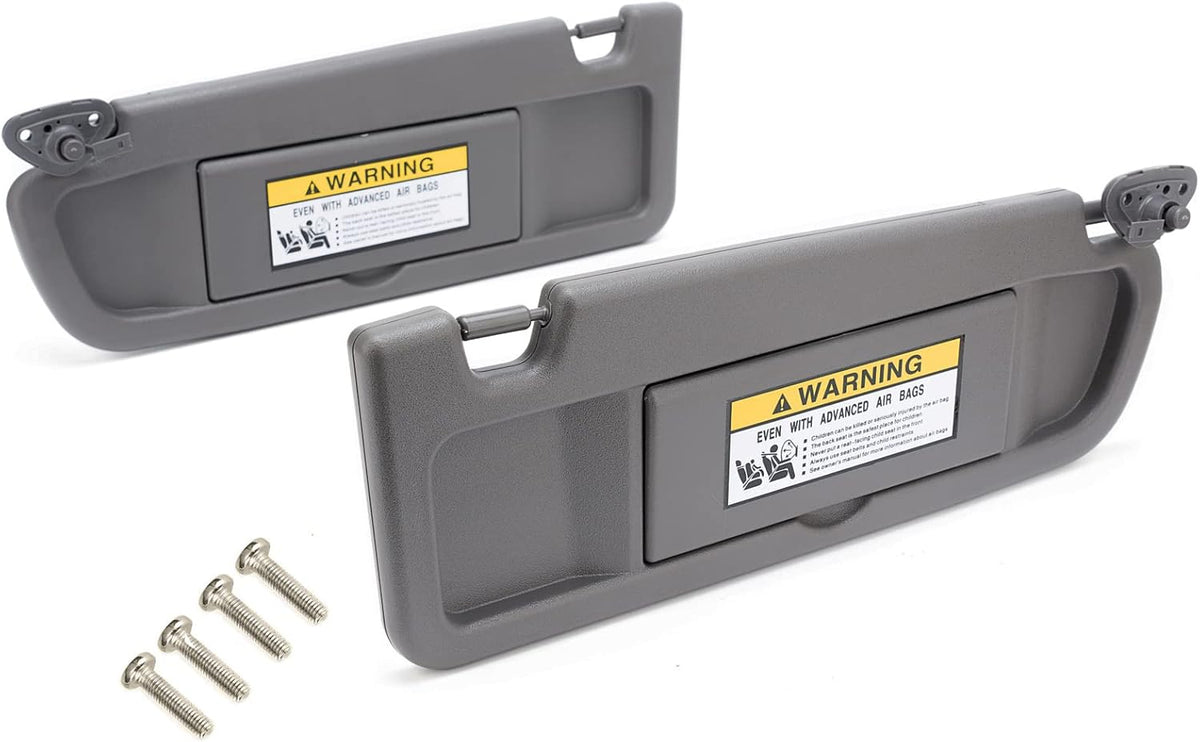 Left Driver & Right Passenger Side Sun Visor Compatible with 2006-2011 Honda Civic Pack of 2 Q23358