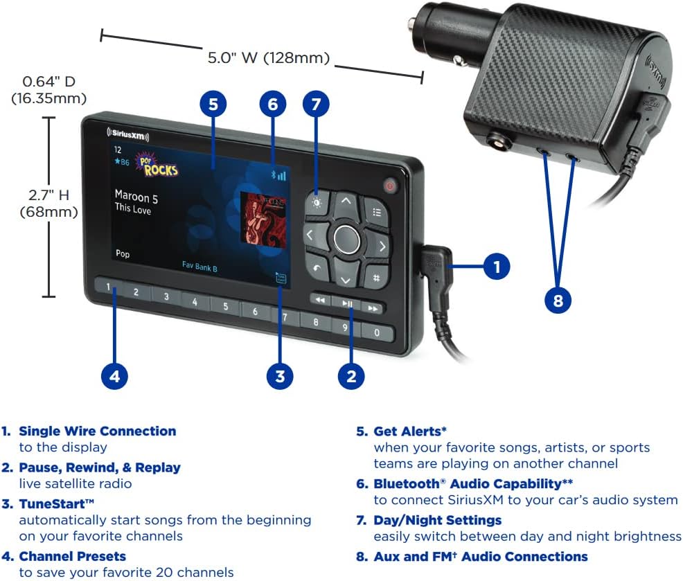Vehicle Satellite Radio P465533