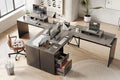 L Shaped Desk with File Drawer I452008