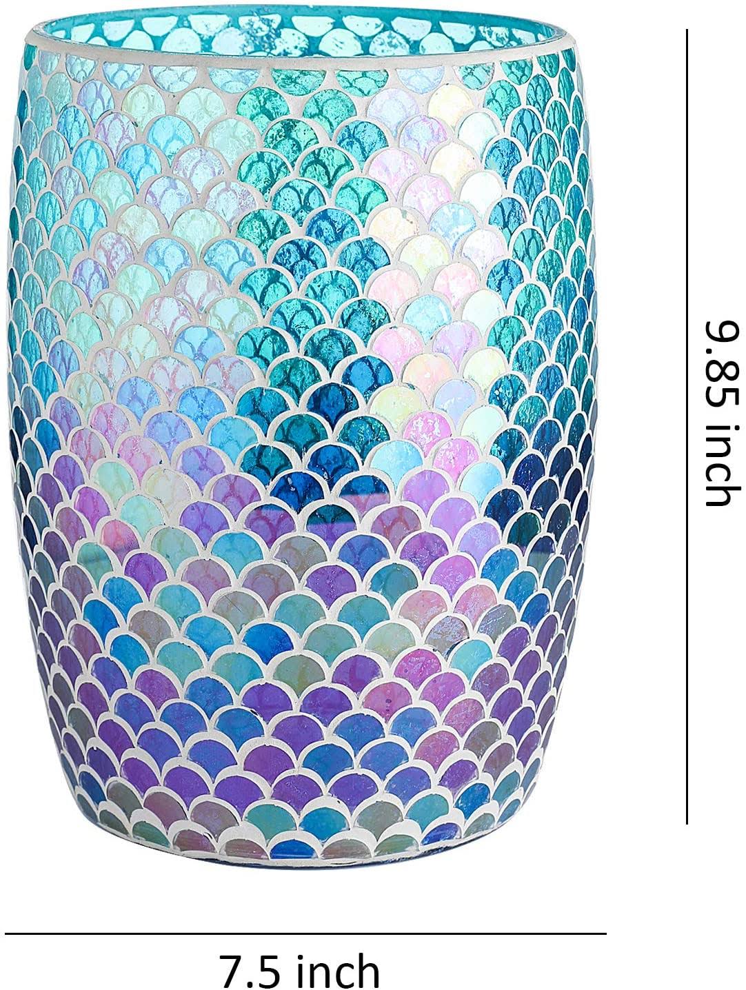 Glass Mosaic Decorative Trash Can R618