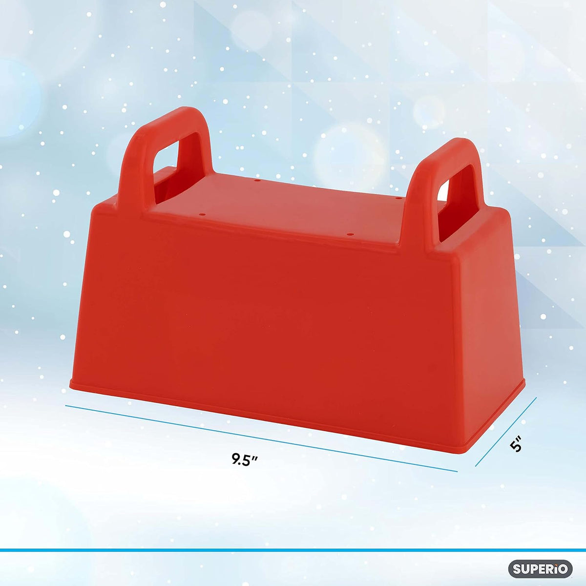 10 Inch Red Snow Block Mold A229