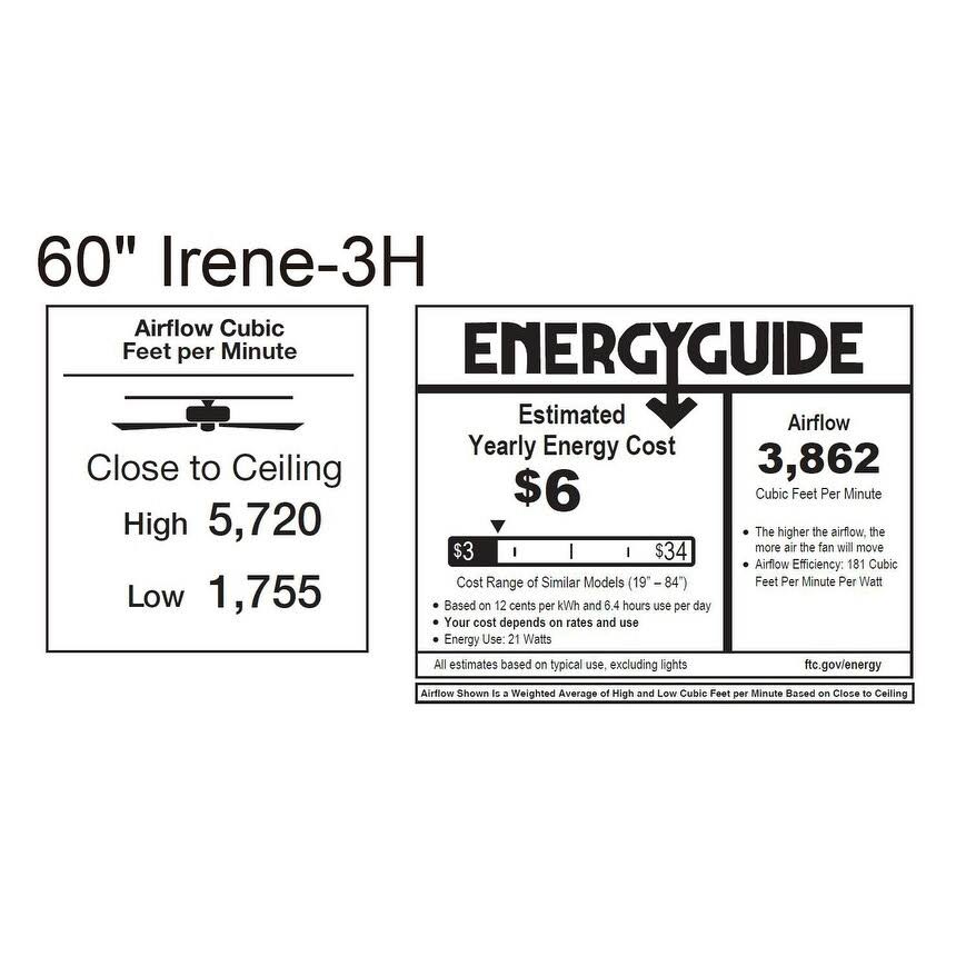 Matte White 52 Ceiling Fan Y63334