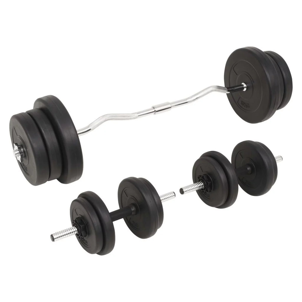 Barbell and Dumbbell Set 132.3 lb R879