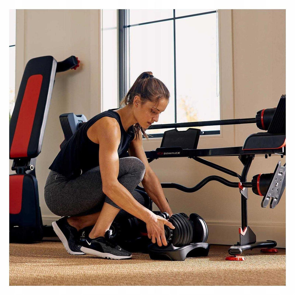 Barbell Stand with Media Rack S49633