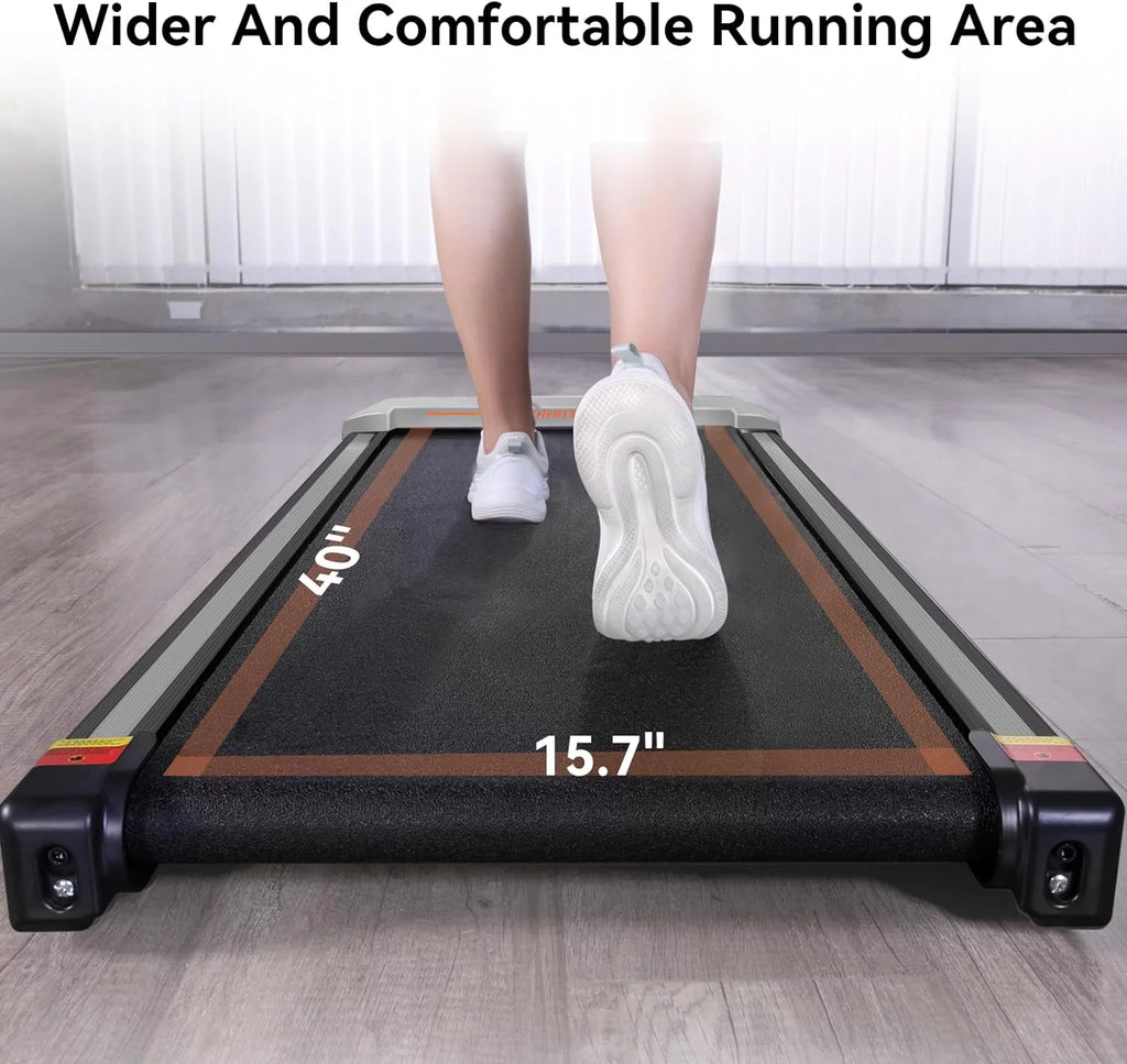 2 in 1 Under Desk Treadmill with Remote Control and LED Display T874338