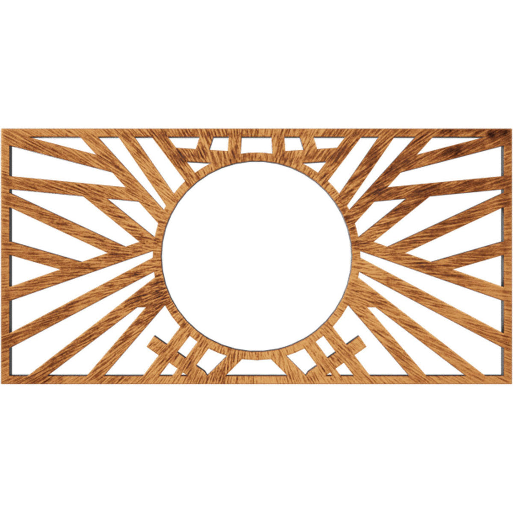 40x22W x 20x22H x 14 3/4x22ID x 1x22P PVC Pierced Ceiling Medallion F933