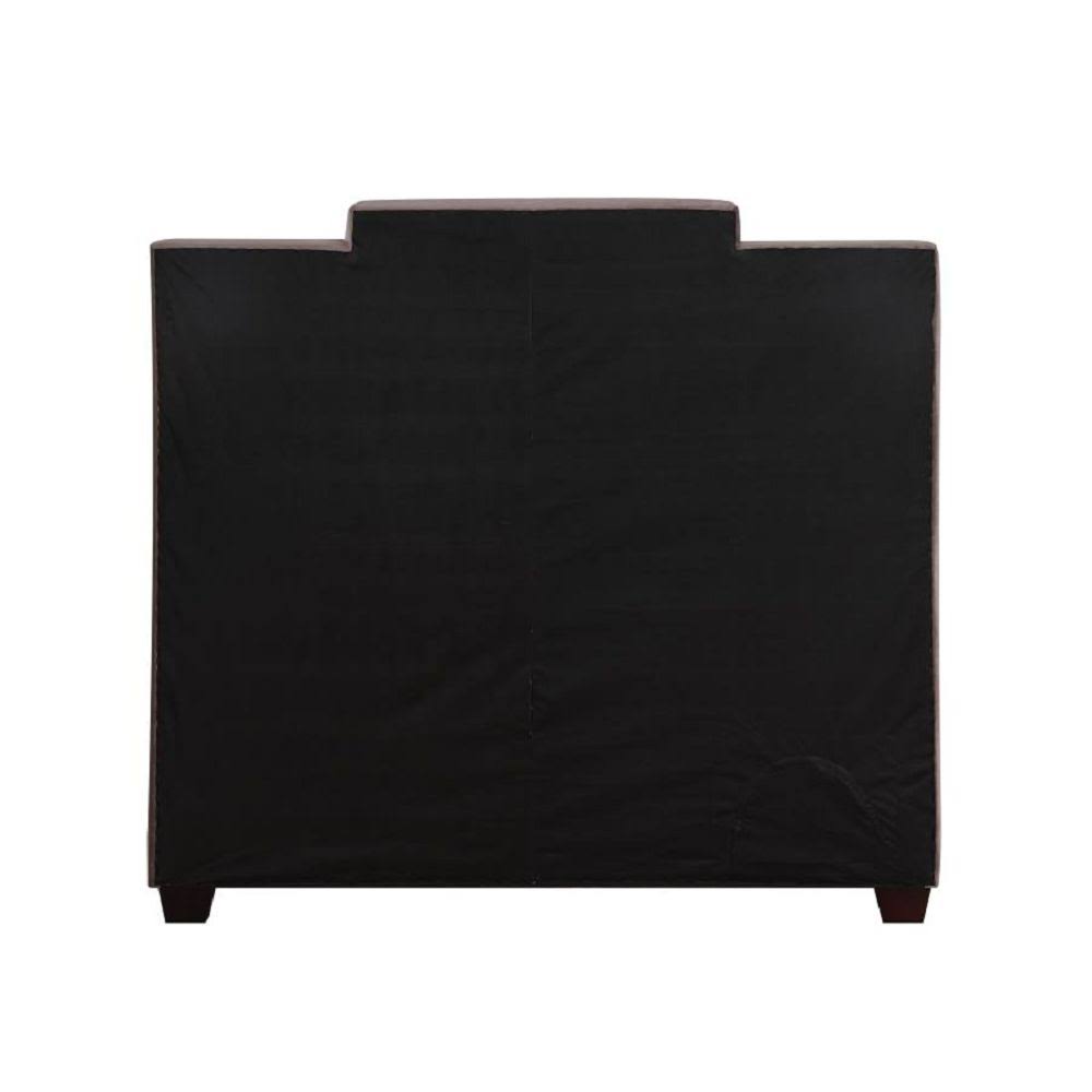 Grey Upholstered Bed Full O814