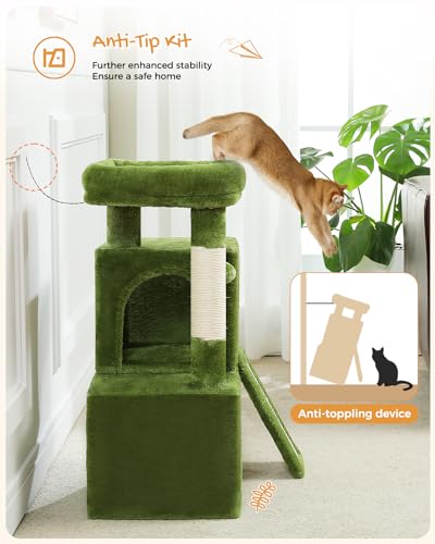 Large Gray Cat Tree with 2 Condos R69402