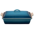 Heritage Stoneware Covered Rectangular Casserole, 4-Quart S37170