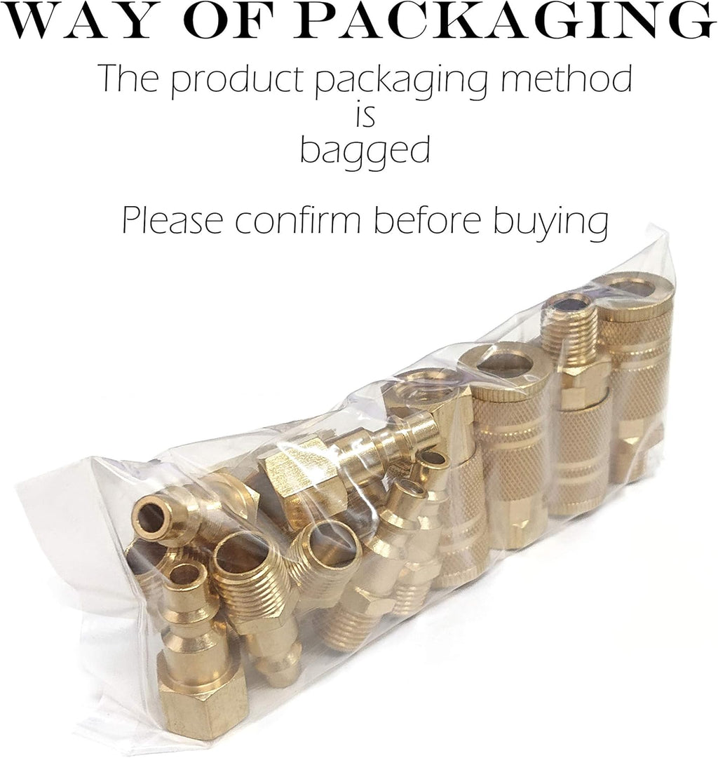 28 Piece Solid Brass Quick Connect Air Hose Fittings Set U1191