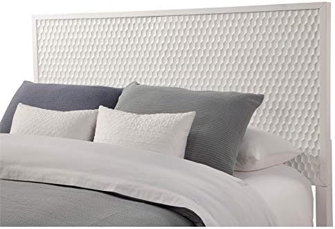 White Pearl California King Wood Headboard M757
