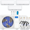 39,000 BTU 3 Zone Ductless Mini Split Air Conditioner and Heat Pump V595