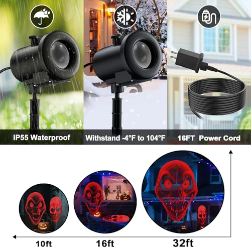 Halloween Christmas Projector Outdoor H637