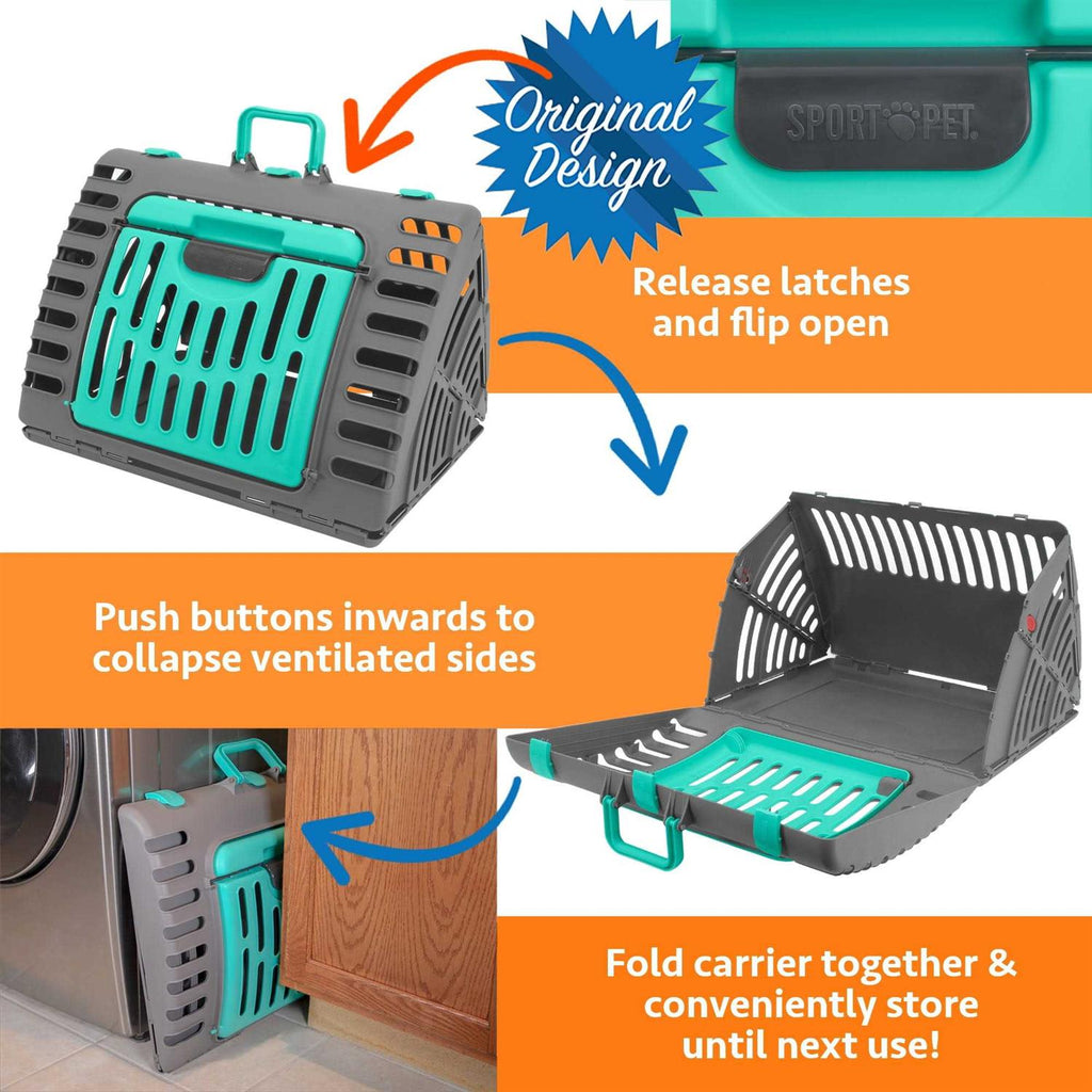 Foldable Travel Cat Carrier F706236