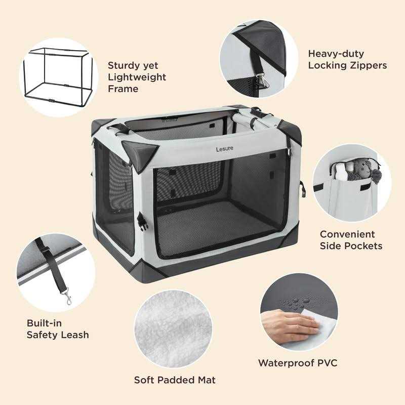 Collapsible Dog Crate H6090