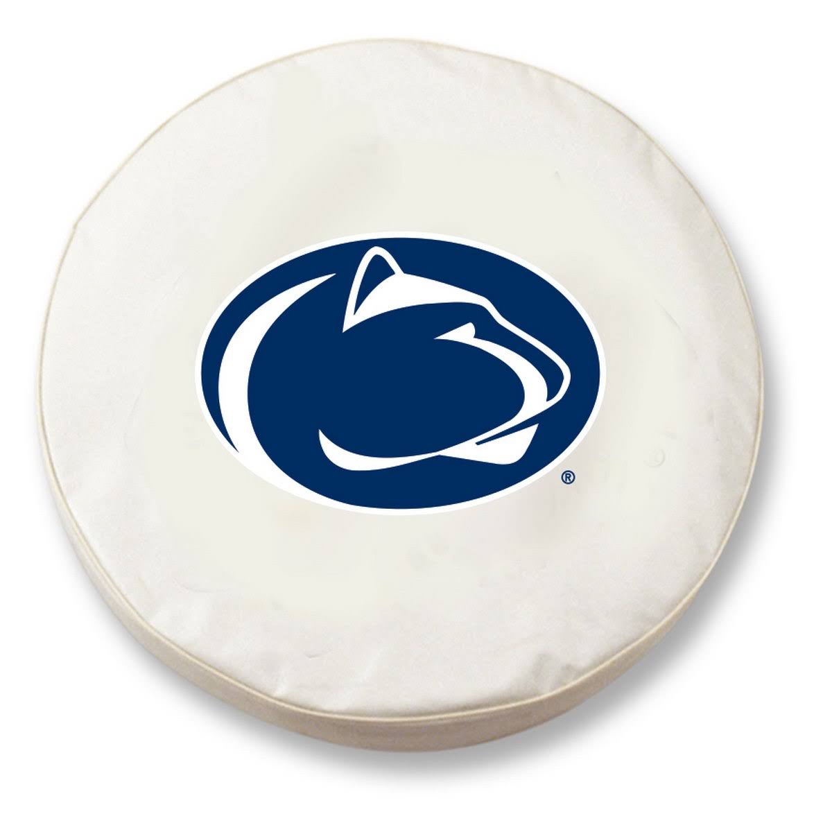 White Vinyl Fitted Car Tire Cover L206253