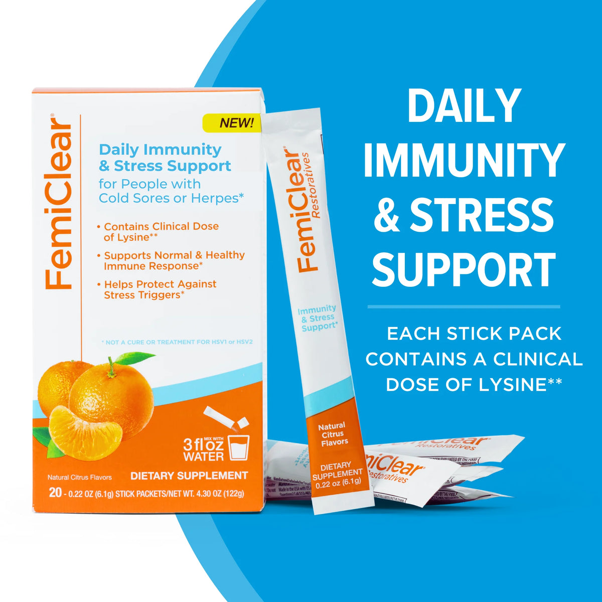 L-Lysine Dietary Supplement Drink Mix 20ct F12399