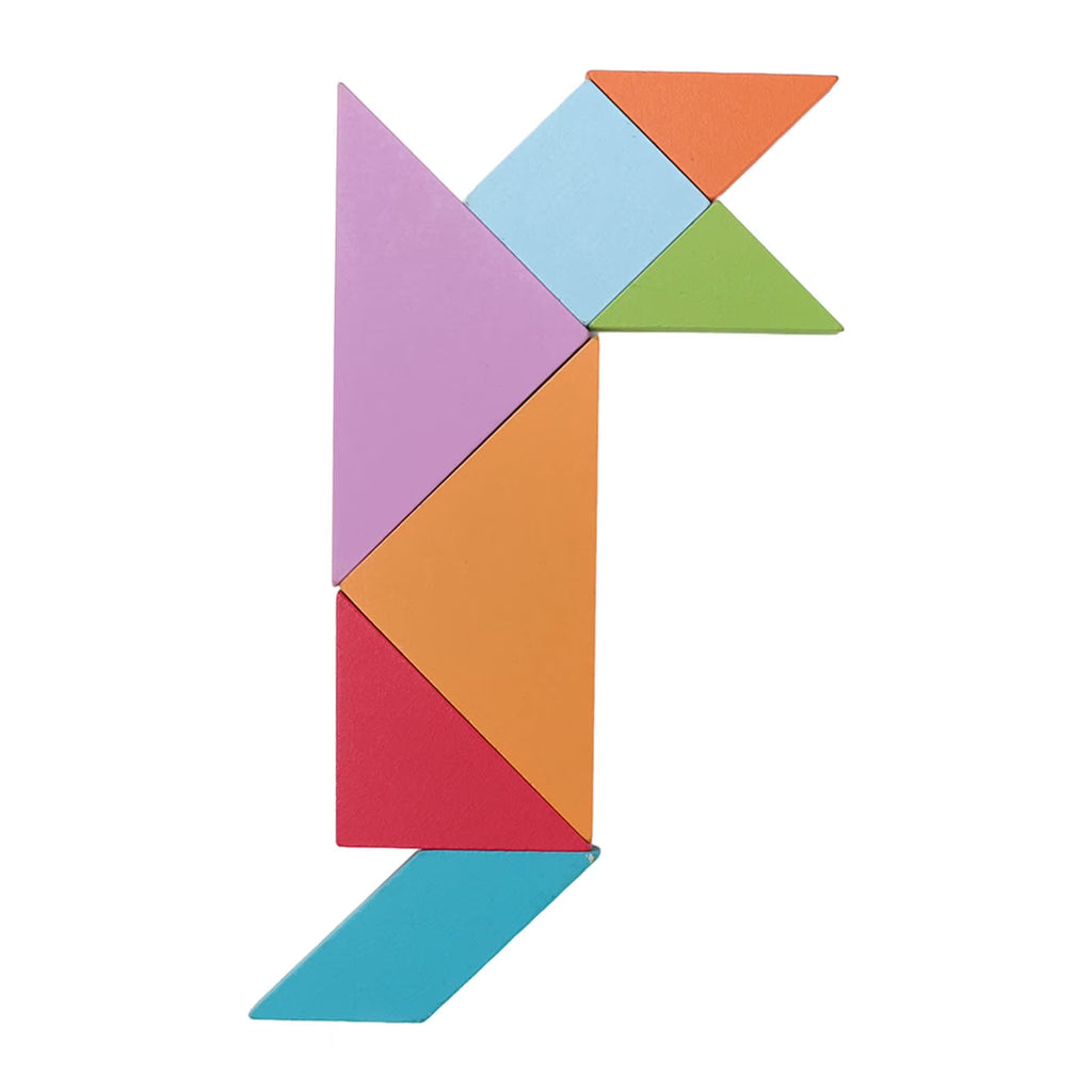 Wooden Tangram Pattern Blocks Set L2373