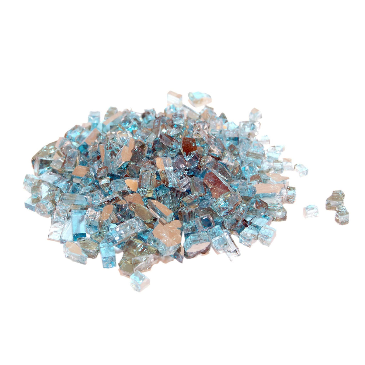 Black Reflective Fire Glass 10 lbs K54386