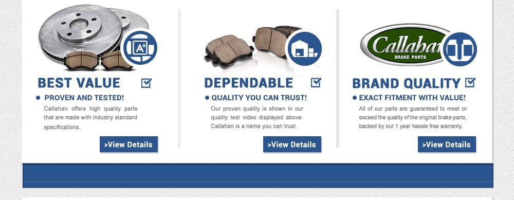 4 Lug Rotors + Ceramic Pads + Clips W7773