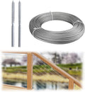 20 Pack 1/8 Swage Lag Screw Cable Railing Hardware Kit with 165 Feet Stainless Steel Wire Rope S16841