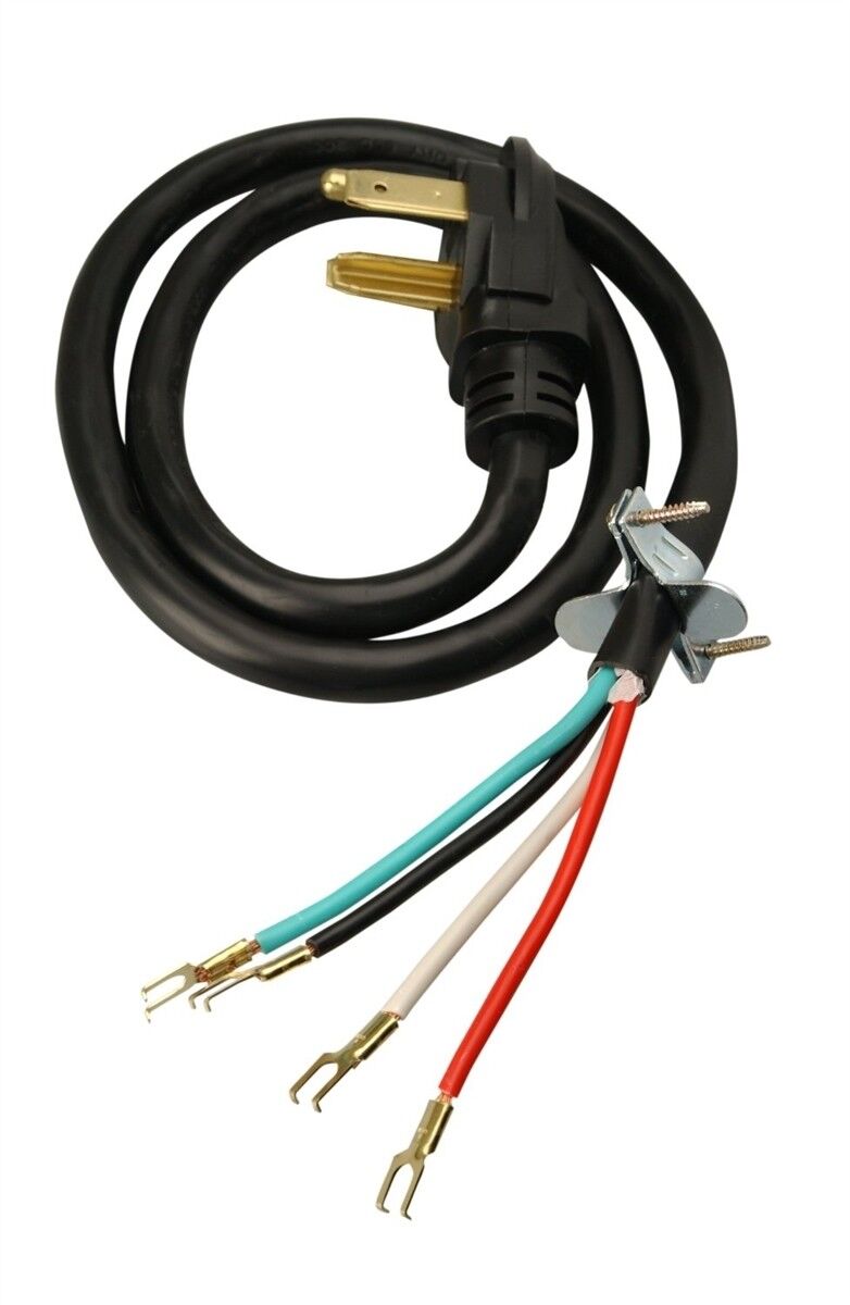 4-Wire Dryer Power Cord 5 Feet Long 30 amps W723