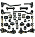 30 Piece Kit Front End Suspension Master Rebuild Kit with Idler Arm Bushing Repair Kit L325