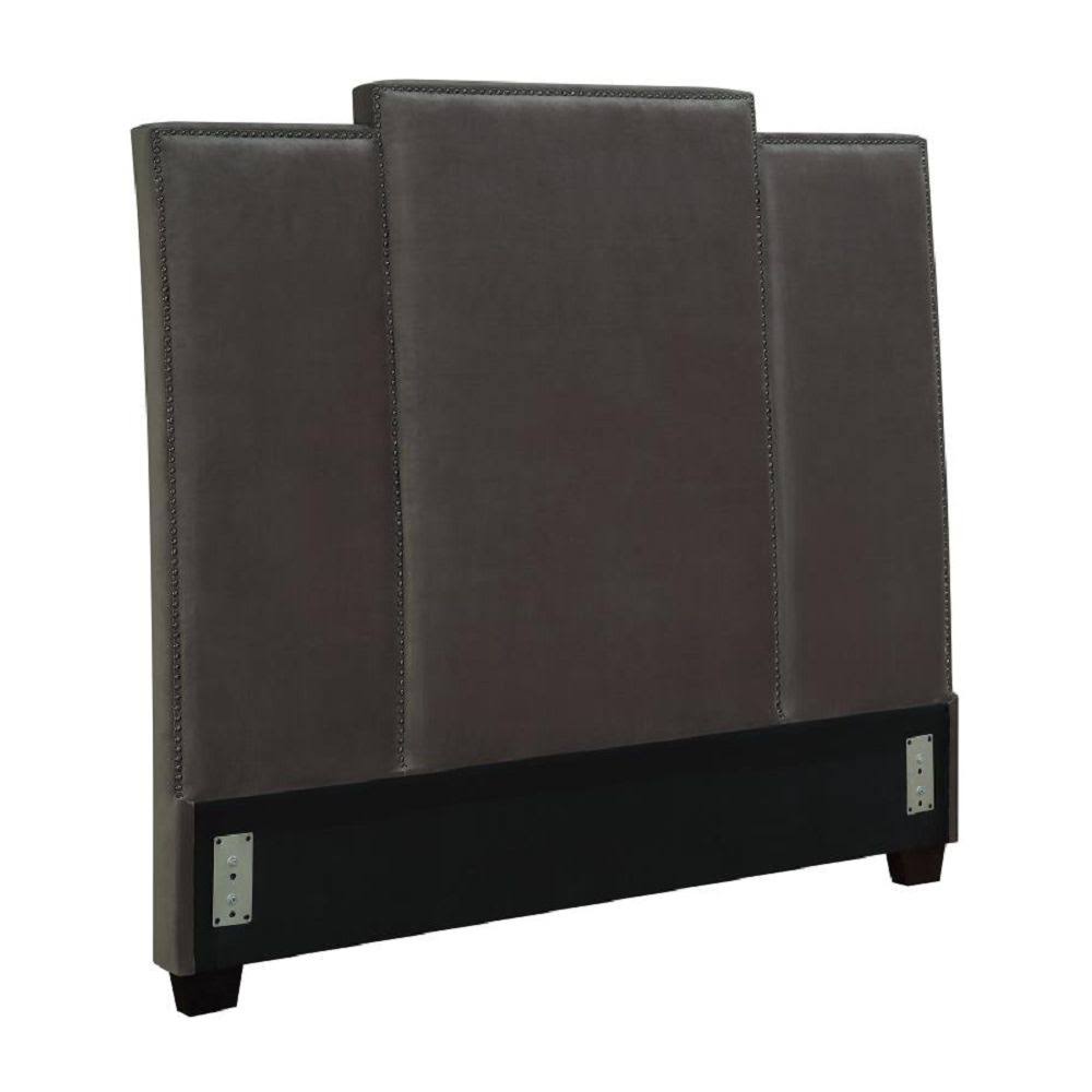 Grey Upholstered Bed Full O814