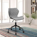 Grey Office Armless Task Chair K128