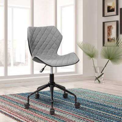 Grey Office Armless Task Chair K128