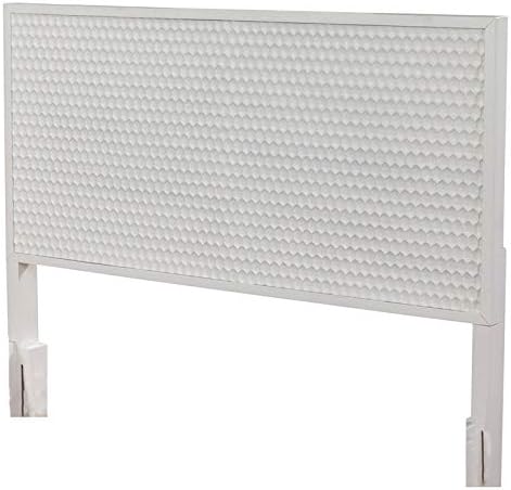 White Pearl California King Wood Headboard M757
