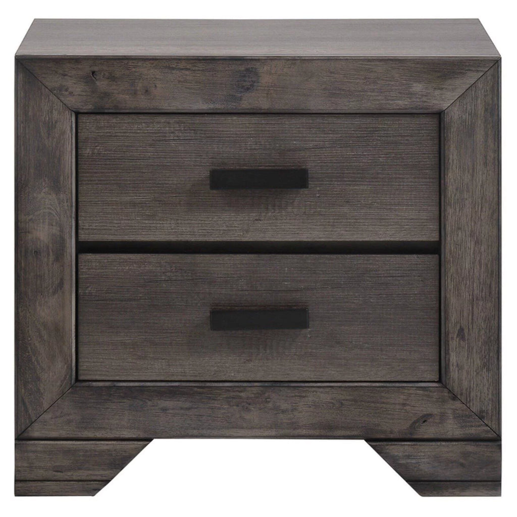 2 Drawer Nightstand in Gray Oak Z983836