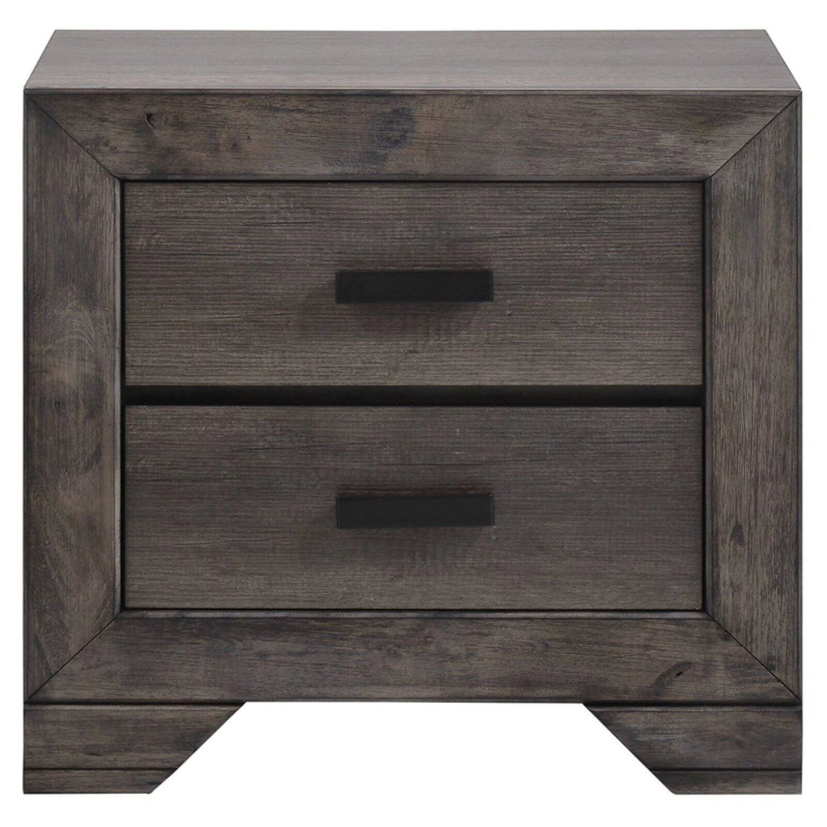 2 Drawer Nightstand in Gray Oak Z983836