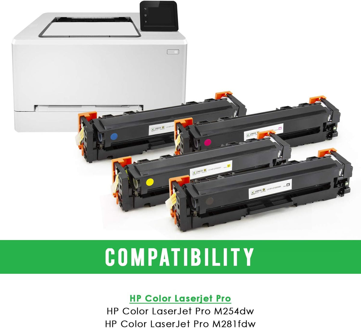 Compatible Toner Cartridge 4-Pack F3848