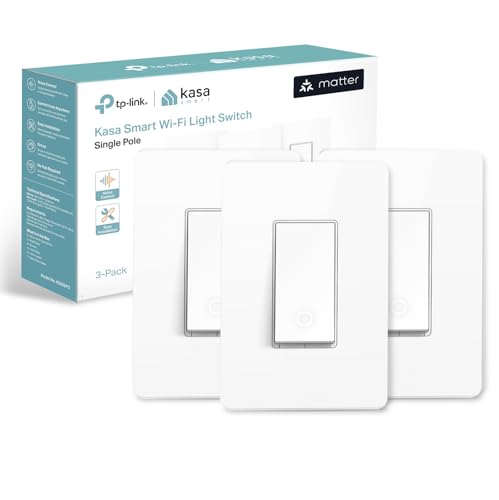 White 3-Pack Smart Light Switch O2438