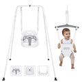 White Foldable Toddler Swing Set F1126