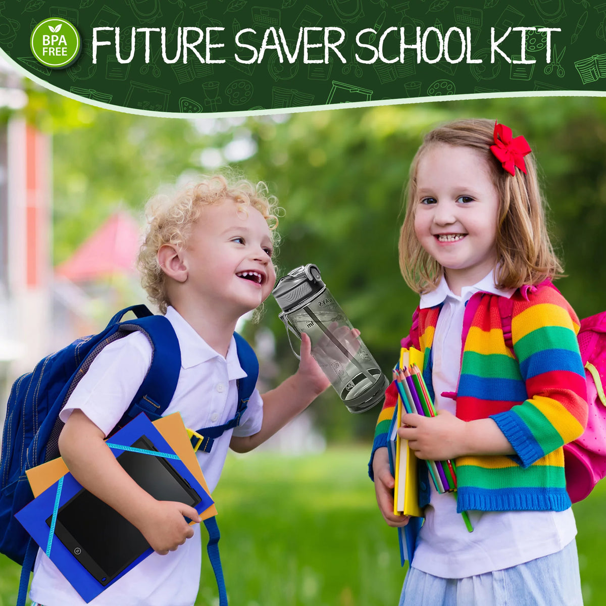 Eco-Friendly School Kit with LCD Tablet C493
