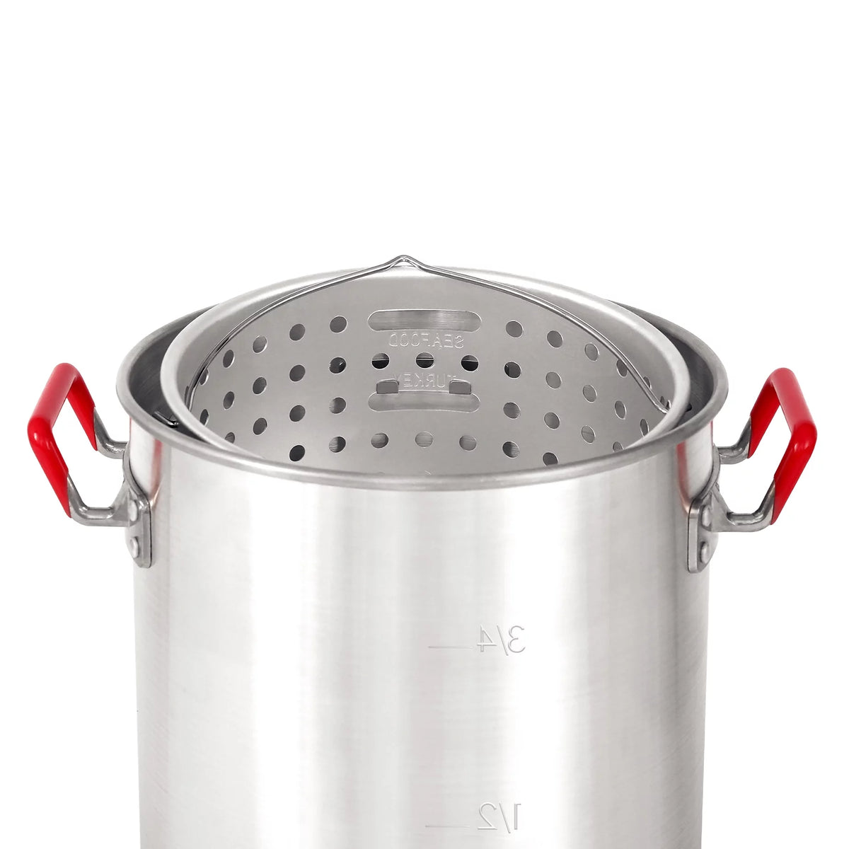 30 Qt. Turkey and 10 Qt. Fish Fryer Boiler Steamer Kit with Marinade Injector V6788