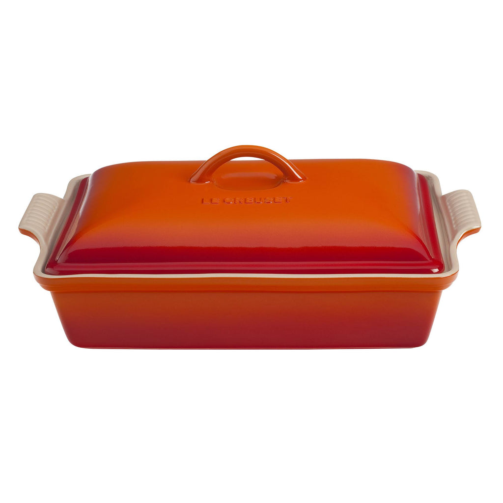 Heritage Stoneware Covered Rectangular Casserole, 4-Quart S37170