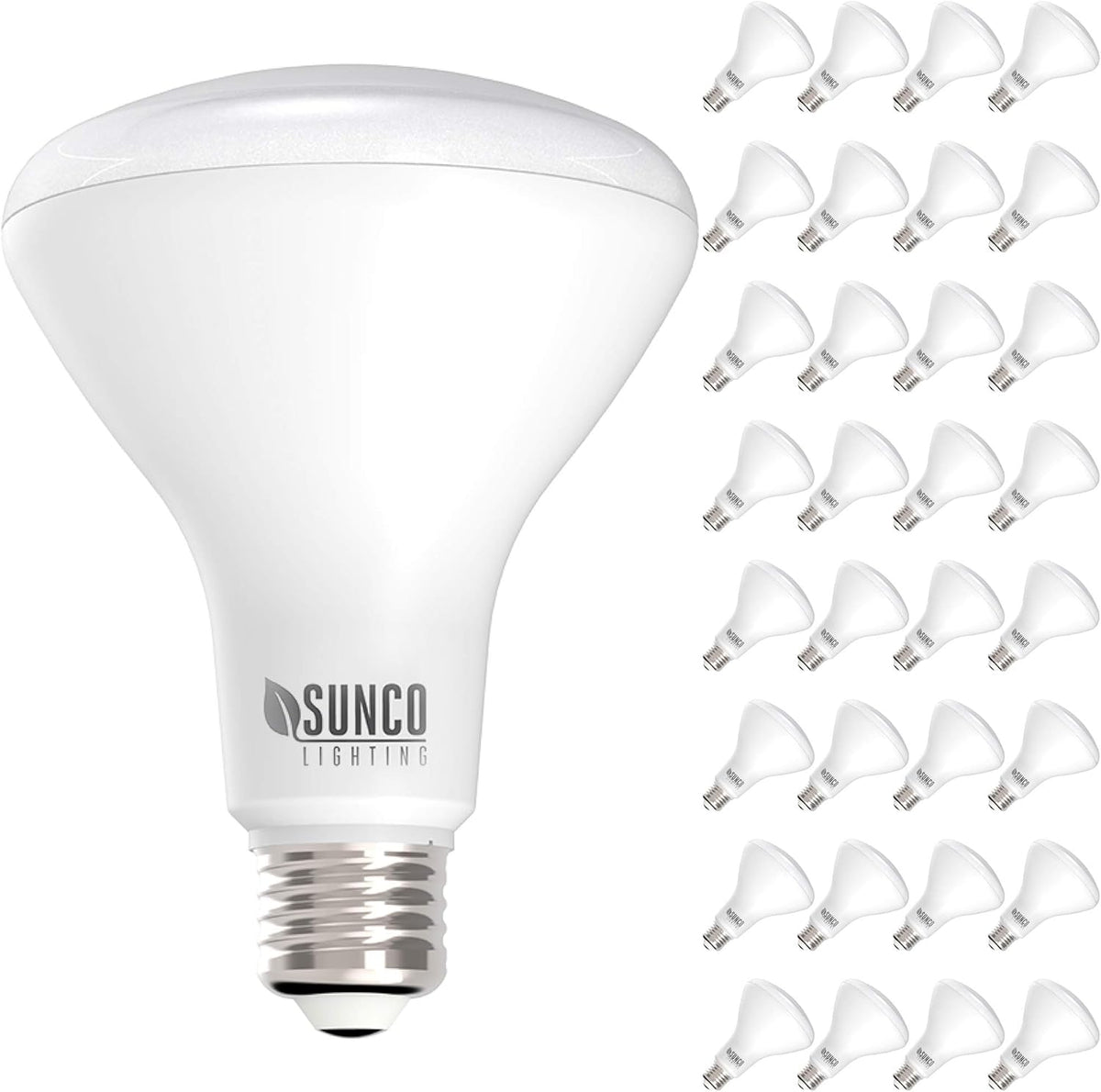 32 Pack BR30 LED Flood Light Bulbs 5000K Dimmable T97251
