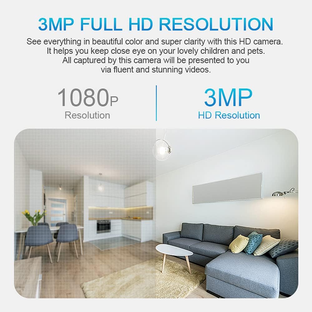 2K 3.0MP Wireless PTZ Security Camera with E27 Bulb Connector B20440