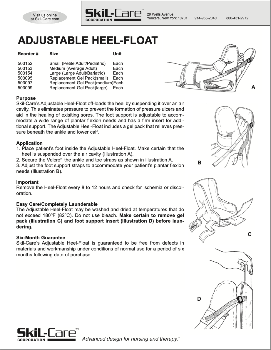 Adjustable Heel-Float F806573
