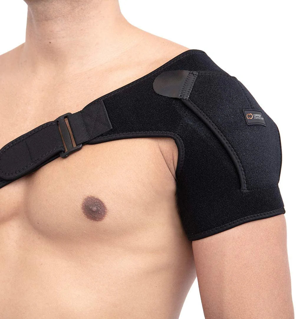 Copper Compression Shoulder Brace, One Size Fits Most O98000