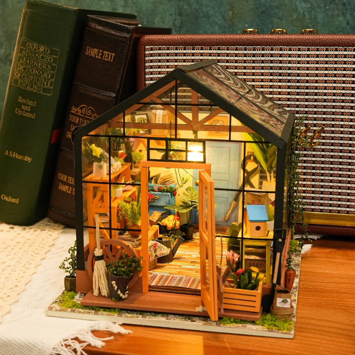 DIY Miniature House Kit with LED Light V501